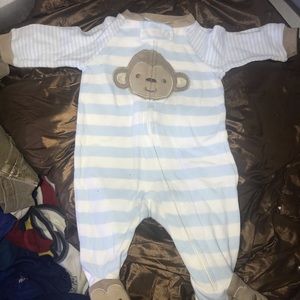 Carter’s newborn baby little monkey onesie